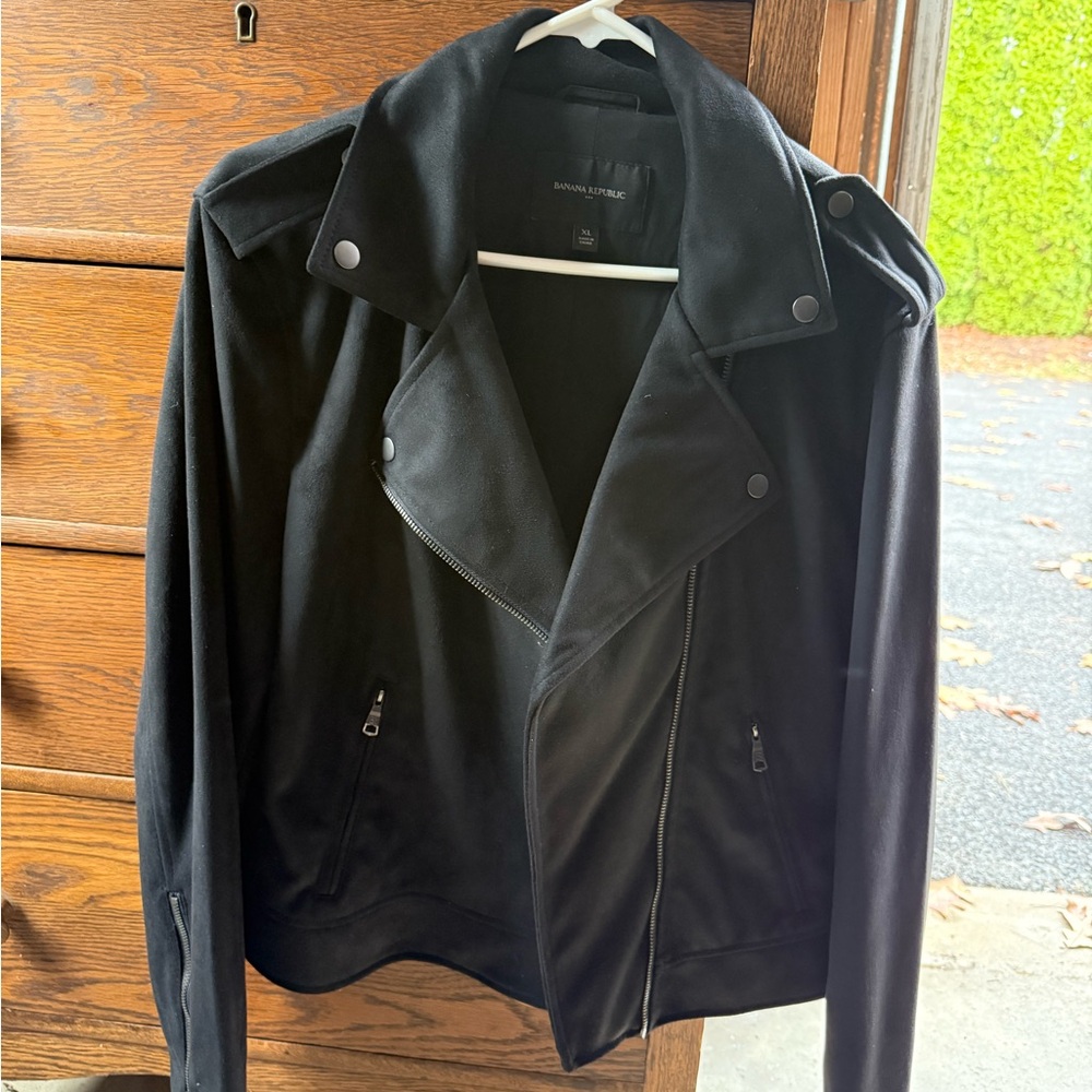 Banana Republic Black Leather Jacket